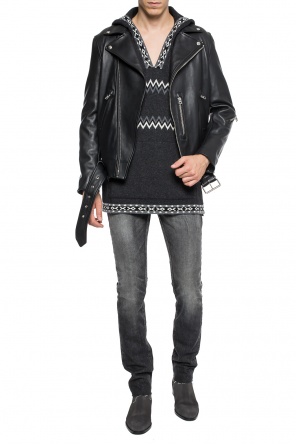 Sweter z wyszytym wzorem, zdjęcie 2 Sweter z wyszytym wzorem od Diesel Black Gold